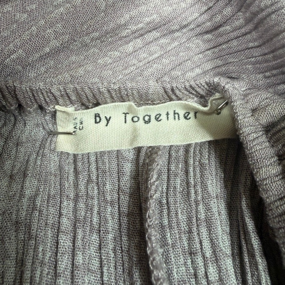 By Together Taupe Wide-Leg Jumpsuit - Picture 5 of 7